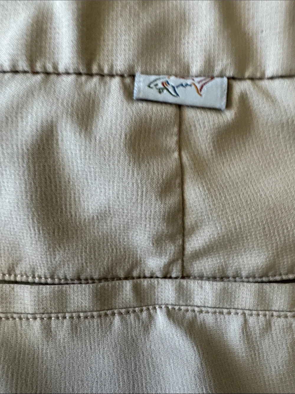 Greg Norman Collection Khaki Flat-Front Shorts